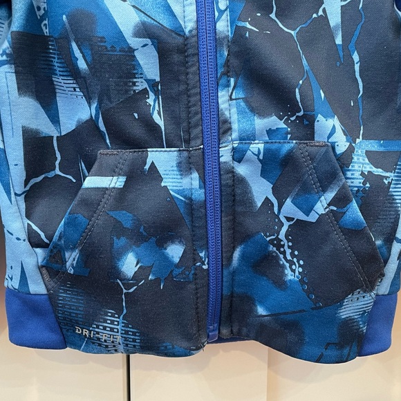 Nike Dri-Fit zip up jacket with hood. Boys size 24 months. - Picture 3 of 7